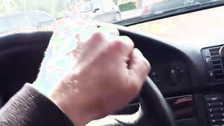 Slim German blonde Cougar pick up online for outside sex