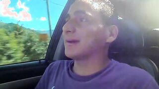 exposedlatinas - Huge Boobed latina getting a fabulous welcome at the airport!