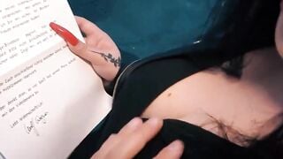 Fat german bimbo in nylons inside a real fuck! date with a stranger
