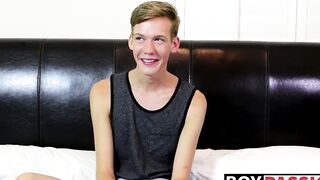Interview with a new adorable sexy twink Tyler Thayer