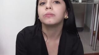 Dark Haired Latina Nicole Medallo Has The Tightest Vagina On The
