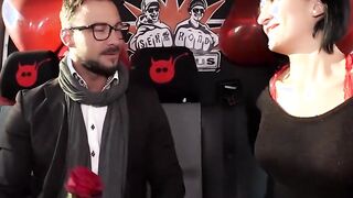 BUMSBUS - German Hottie Black Sophie Spends Valentine's Day Fucking Public - LETSDOEIT