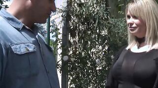 AMATEUREURO - Thick And Curvy Emma Blanc Agrees To Join Stranger For beauty Sex
