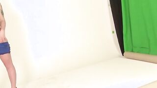 LACOCHONNE - Small Hooters Dark Hair Getting Analized By Freaky Photographer - AMATEUREURO