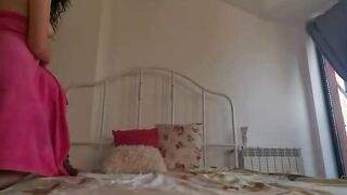 DOEGIRLS - Curly Hair Dark Haired Gia Ren Hot Shower And Finger Bang Orgasms