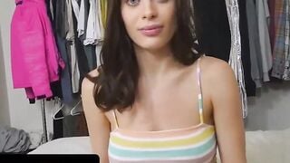 Sis Loves Me - Long Boobed Thin Stepsis Exposes Her Shaved Snatch And Getting Banged! By Her Creepy Stepbro