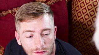 Horny tattooed hunk Scott Riley gets passionate rimming