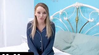 Perv Mom - Slim Long Melons Step Milf Helps Her Step Son Release The Sexual Tension And Swallows His Cum