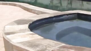 Hoe with natural titted getting a facial after she gotten