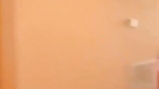 Hoe with natural titted getting a facial after she gotten
