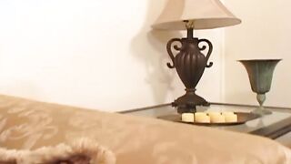 Dark Haired teenie Yo with a tight cunt eating cum on a