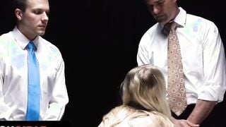 TeamSkeet - Great Blonde Beauty Submits To Her two Masters To Do Anything They Want With Her Body