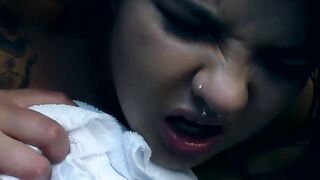 MAMACITAZ - (Xiomara Soto, Mister Marco) - Chubby BBW Latina 19 year old Yo goddess Hardcore Sex Scene In The Toilet