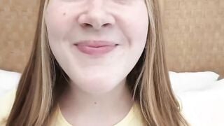 point of view 19 yo porn starring a cute pale red haired