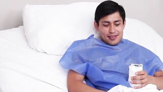 Latina nures uses her boobs to heal a patient - Michelle Aldrete