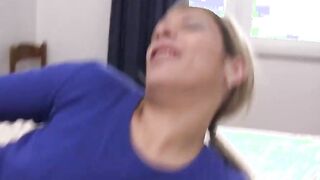 AMATEUR EURO - Amateur Blonde Has Super Sexy Sex Date In Her House