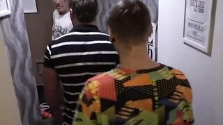 Pure son deflowered at the local bar
