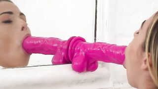 Anastasia Brokelyn Decides To Fuck A Sex Dildo Into The Bathtub