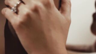 Pornstar Avi Love slides huge ebony cock in her pussy