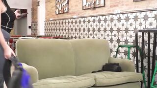 TURNED ON HOSTEL - Saphire Lapiedra Gigantic Latina Ass Is Dominated By long ebony penis