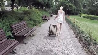 BITCHESABROAD - Traveling chick Ria Sunn point of view Fucked With Policeman - LETSDOEIT