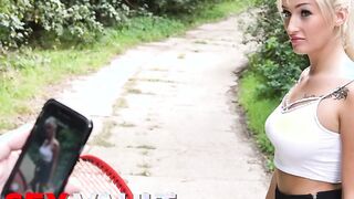 VIP SEX VAULT - Daisy Lee Getting Pissed On And Banged!! Inside The Forest