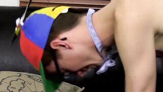 Geeky twinks Scott and Skyler enjoys their big horny dicks