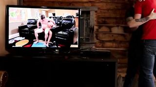 Quentin enjoys threesome banging with JJ and Johnny