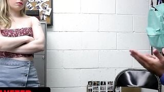 Shoplyfter - Tiny Blonde Troublemaker Getting What She Deserves Inside