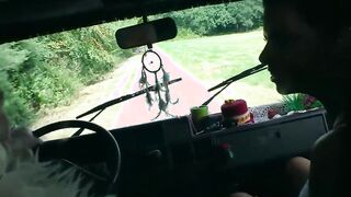 German Cougar pick up from older pervert man inside outdoor