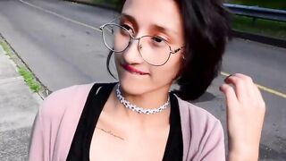 CARNEDELMERCADO - (Luna Castillo, Alex Moreno) - Nerdy Latina With Incredible Body Picked Up And Fuck Hard By A Gigantic