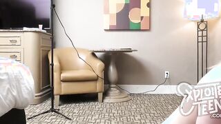 Very skinny teen yr older makes her debut point of view porn tape two