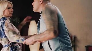 Cougar Tiffany Rousso Rides Her Stepbrothers Gigantic Penis Intensely