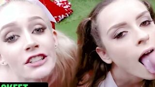 TeamSkeet - Hot Girls Pops Their Tight Pussies And Getting Their Mouth Filled With Creamy Cum