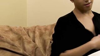 Sexy brunette twink Jamie Sanders loves being a bottom