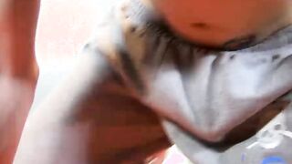 Hot twink Elijah Young enjoys a hard stroke and ass play