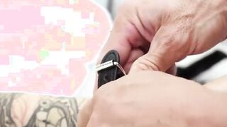 GIRLCUM Loud Moaning Tight Blonde Twat JIZZES Several Times