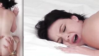 ExCoGi - 19 year mature yo Dark Hair Bridget Getting Multiple Orgasms On Camera!