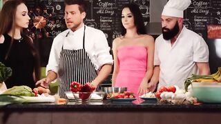 XXXSHADES - Hot Girls Francis Belle &Angel Rush Fucks Expert Chef - LETSDOEIT