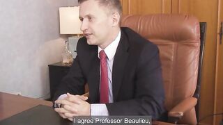 PORNO ACADEMIE - Mature Teacher Marina Beaulieu Is Addicted To Double Penetration - LETSDOEIT