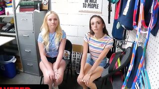 Shoplyfter - two Hottie Babes Caught Stealing Merchandise Brought To Backroom For Deep Cavity Search