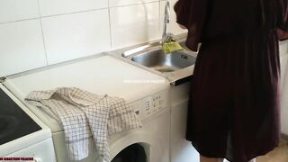 Alone French Milf mom with the stepson