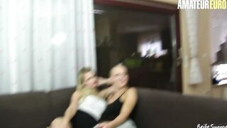 AMATEUR EUROPEAN - Ebba, Mika Olsson and Bodo - My Bf Call My BFF For Some Hardcore Fun Inside Trio Play