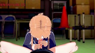 Sword Art Online Anime 3D - Asuna x Kirito - Handjoob, Bj, Fucks with cum into - Cartoon Manga Japanese Porn