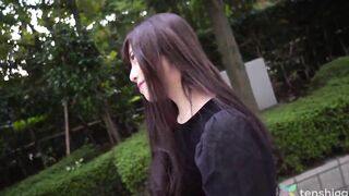 Amateur Japanese bar cunt with mouth comes to hotel to pounded strange man and got her bald twat probed, finger bang, licked and plowed.