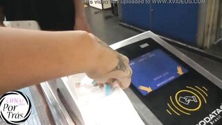 5min.portrás - Ep2 São Paulo com suas iguarias e uma corridinha insana no metrô com a safadinha - Azukat
