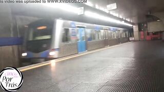 5min.portrás - Ep2 São Paulo com suas iguarias e uma corridinha insana no metrô com a safadinha - Azukat