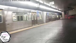 5min.portrás - Ep2 São Paulo com suas iguarias e uma corridinha insana no metrô com a safadinha - Azukat
