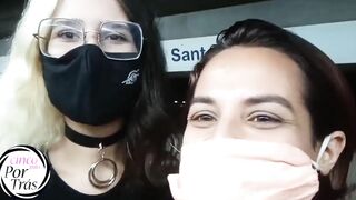 5min.portrás - Ep2 São Paulo com suas iguarias e uma corridinha insana no metrô com a safadinha - Azukat
