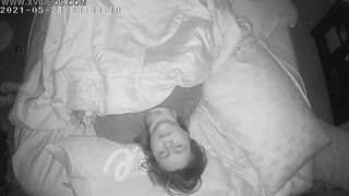 cougar Has Insane Concealed Orgasm Before Bed Spy Webcam
